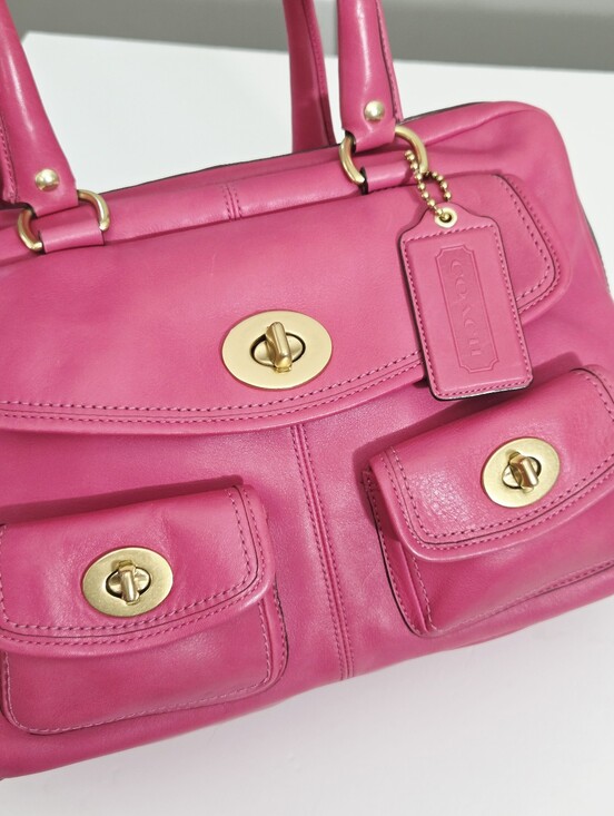 VINTAGE COACH Legacy Bleecker Tote pink Coach Legacy Archive 